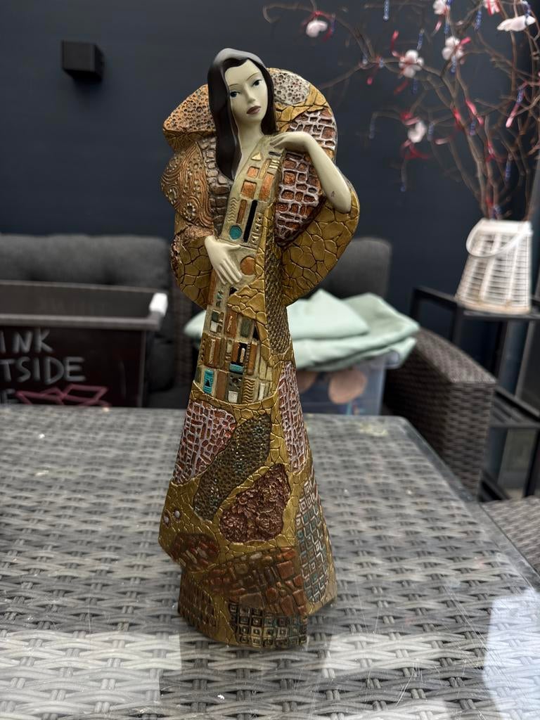 Prachtige Parastone beeld van een vrouw in art-deco stijl, Ophalen of Verzenden, Gebruikt, Mens