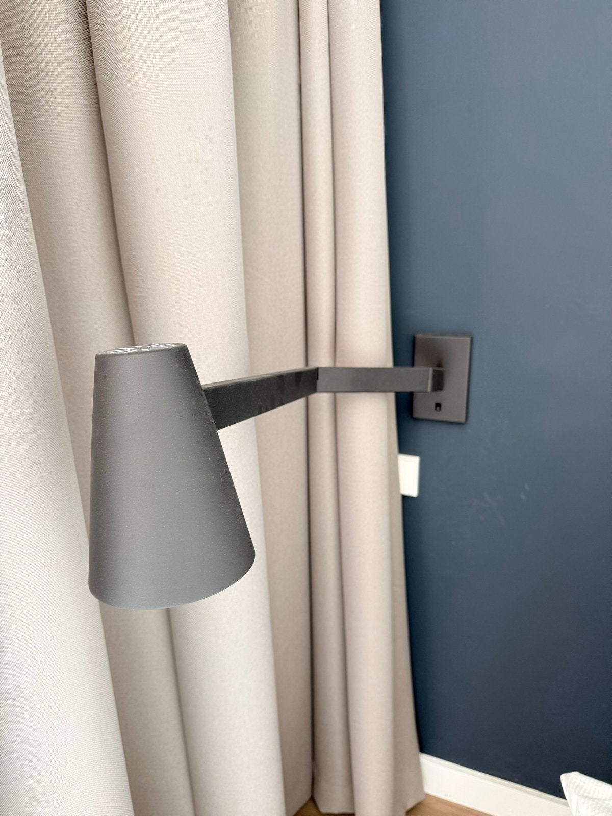 2 stuks: It's About RoMi Wandlamp Biarritz - Modern - Zwart, Ophalen of Verzenden, Zo goed als nieuw, Metaal