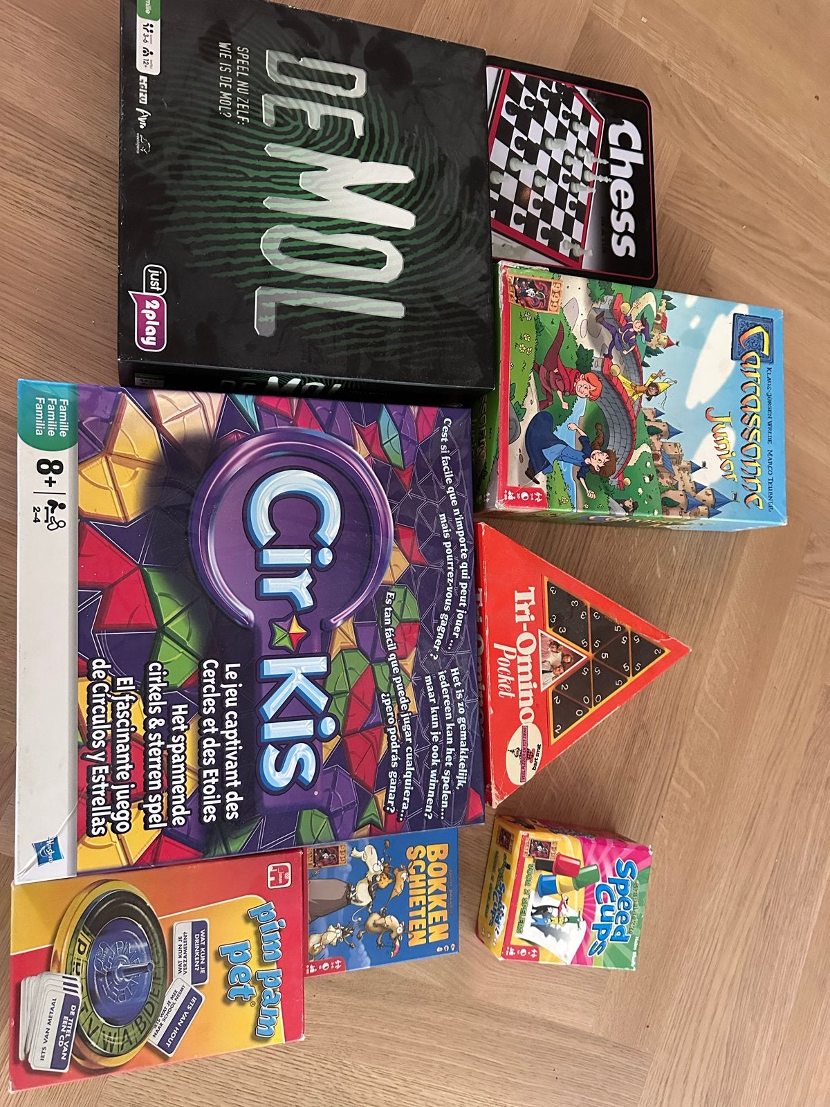 Diverse (kinder) spellen compleet, Een of twee spelers, Ophalen, Gebruikt