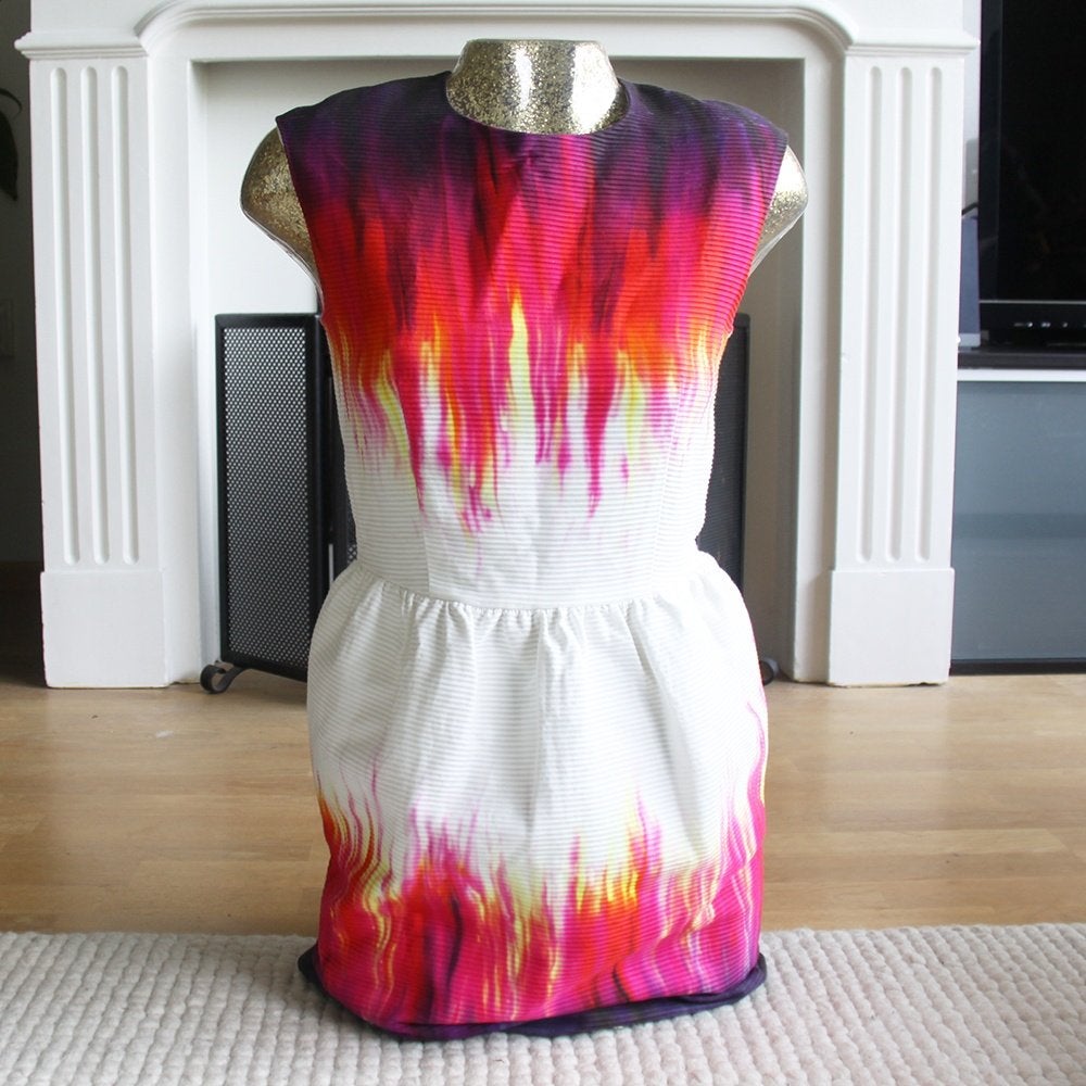 MSGM Jurk (Maat 36) € 160,-, Kleding | Dames, Meerkleurig, Nieuw, Ophalen of Verzenden, Maat 36 (S)