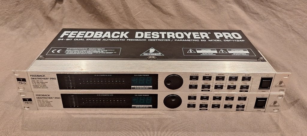 Behringer Feedback Destroyer Pro DSP1124P rack, Ophalen of Verzenden, Zo goed als nieuw, Overige typen