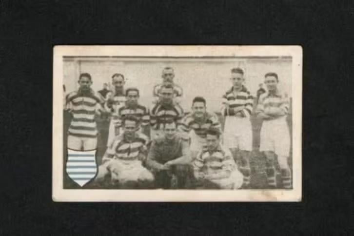 Voetbalplaatje Blauw-Wit Amsterdam 1930/1931 (258)., Ophalen of Verzenden, Zo goed als nieuw