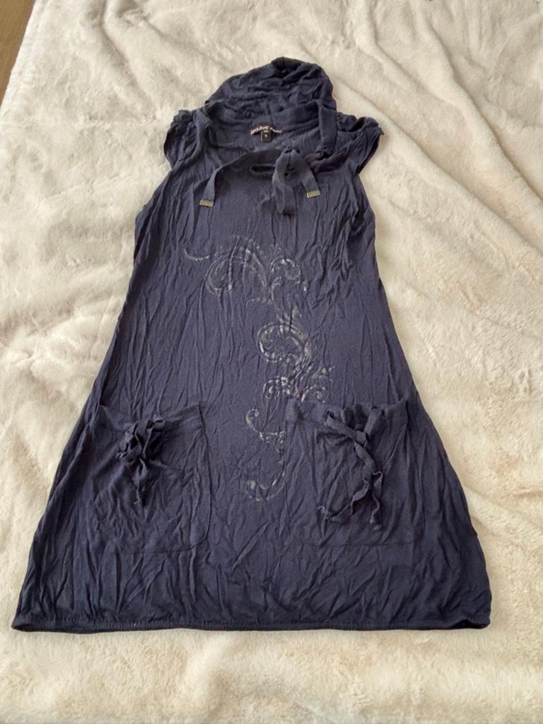 Anna Scott jurk. Donkerblauw. Maat M, Maat 38/40 (M), Blauw, Ophalen of Verzenden, Knielengte