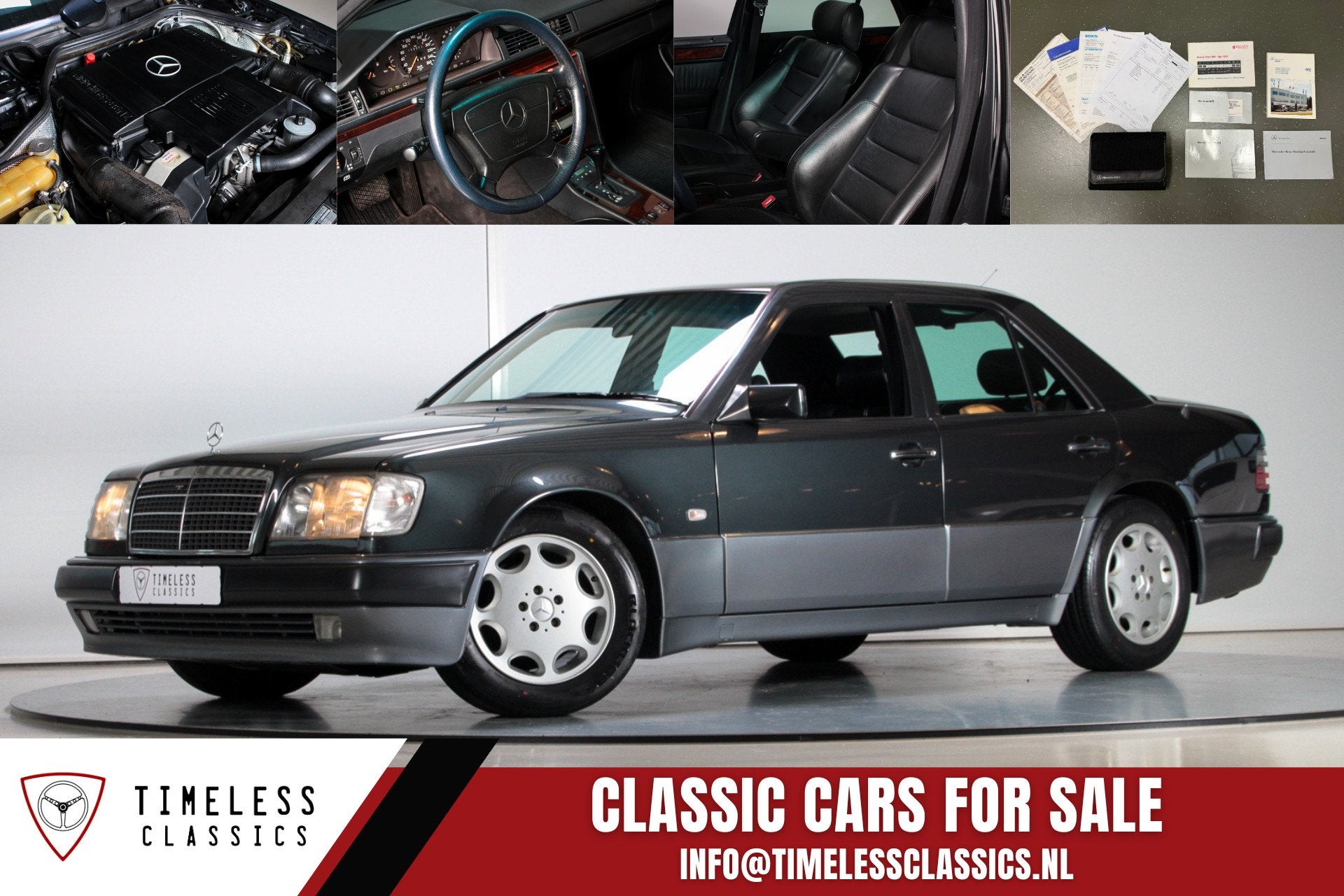 1992 Mercedes E500 V8 | Porsche Gebouwd, Auto's, Automaat, Achterwielaandrijving, Leder, Sedan