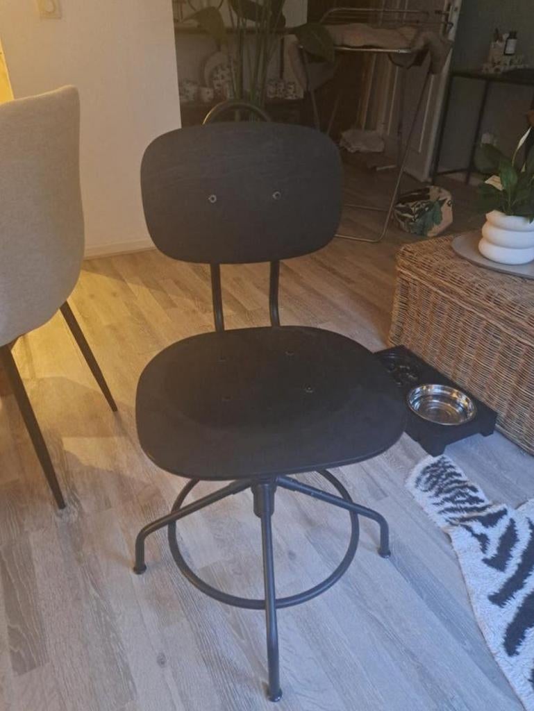 Ikea Kullaberg bureaustoel, Huis en Inrichting, Ophalen, Zo goed als nieuw, Zwart