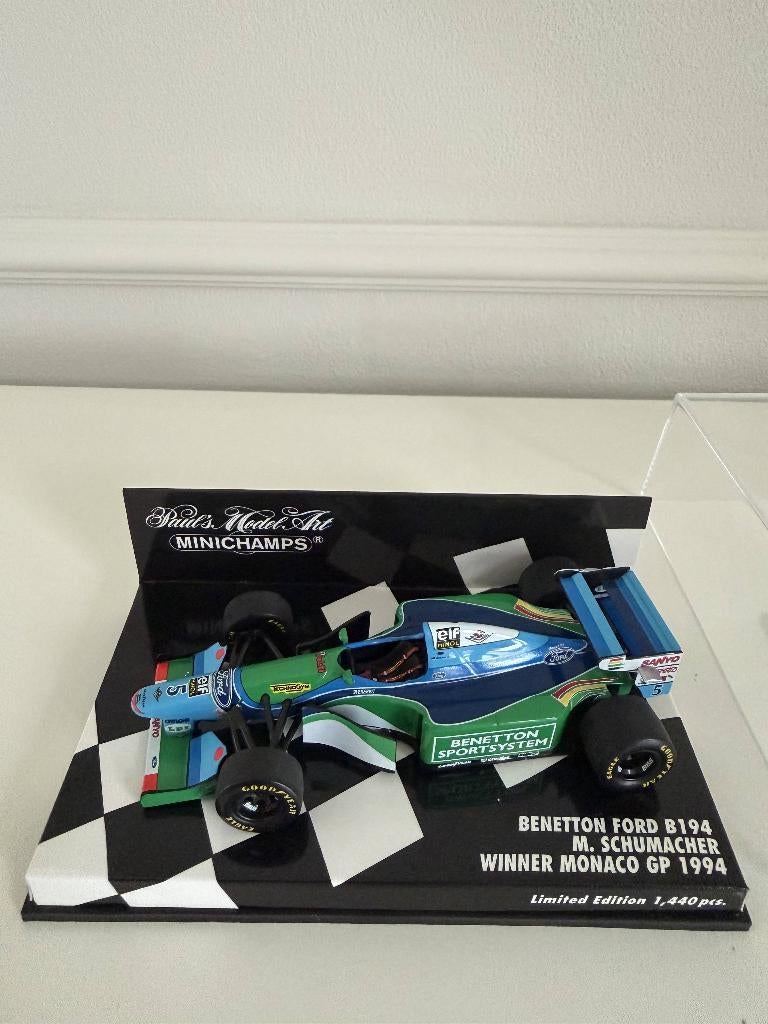 M. Schumacher Benetton Ford B194 Winner Monaco 1:43 (Sealed), Hobby en Vrije tijd, Modelauto's | 1:43, Ophalen of Verzenden, Nieuw