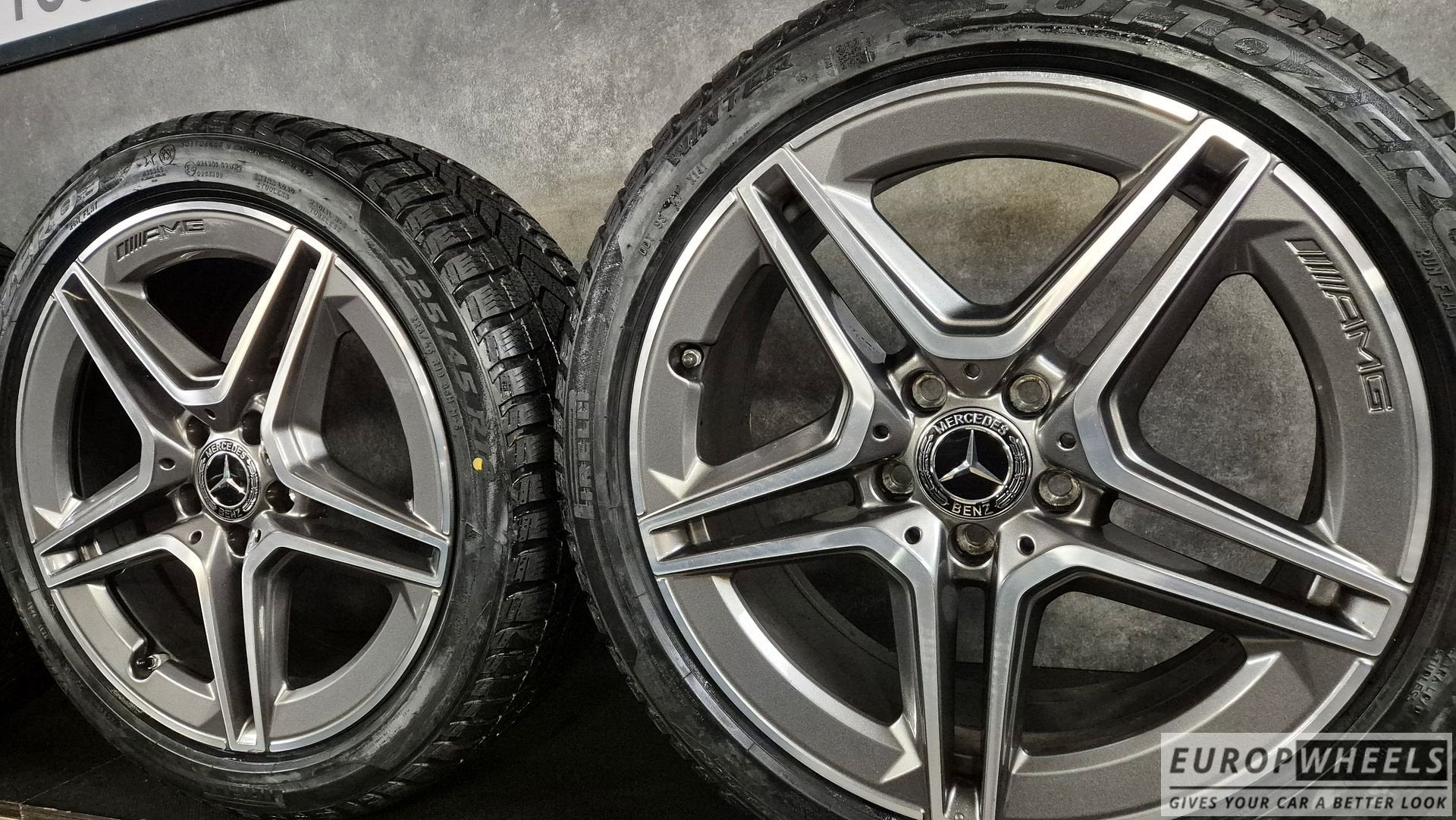 18 inch Mercedes velgen AMG A B CLA W247 W177 winterbanden, Auto-onderdelen, Banden en Velgen, 18 inch, Gebruikt, -, -
