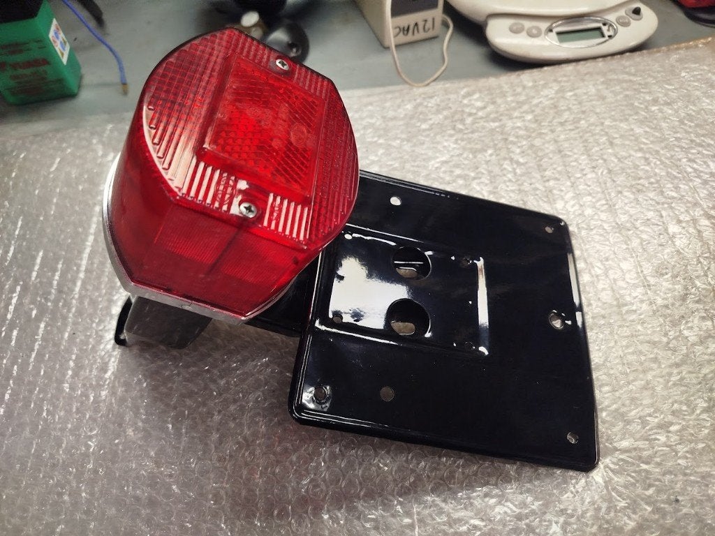 CEV 9350 Achterlicht plus houder Laverda Ducati Morini, Ophalen of Verzenden, Gebruikt