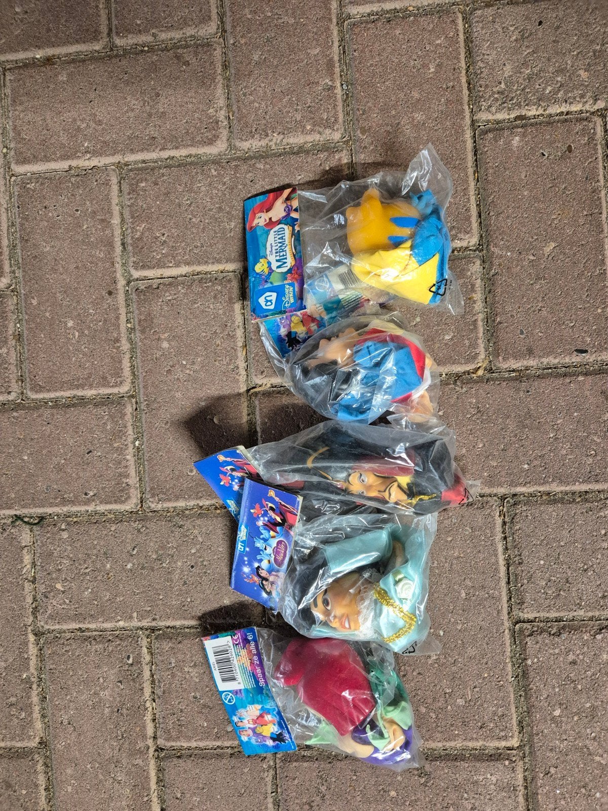 Set van 6 Vintage Disney AH Handpoppen – Nieuw in verpakking, Verzamelen, Ophalen of Verzenden, Nieuw, Beeldje of Figuurtje