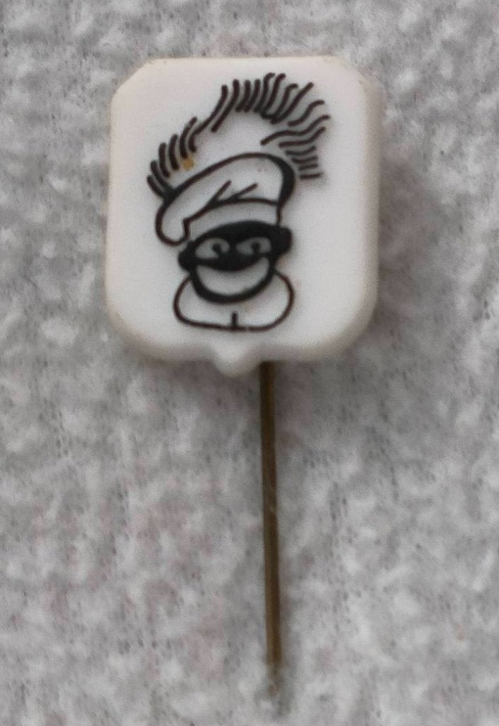 Speldje Zwarte piet, Ophalen of Verzenden, Zo goed als nieuw, Overige onderwerpen, Speldje of Pin