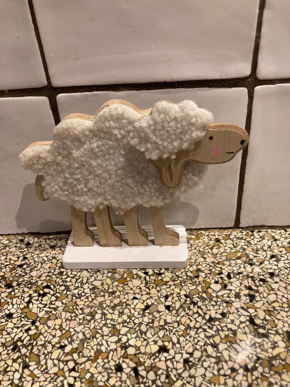 Houten schaap, Ophalen of Verzenden, Zo goed als nieuw, Dier