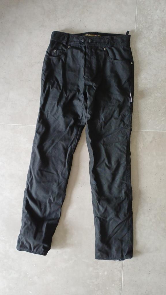 Evolution Motorbroek Zwart. Maat XS / 46 / W28, Ophalen of Verzenden