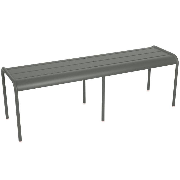 Fermob Luxembourg tuinbank antraciet - z.g.a.n. (145 cm), Ophalen, Zo goed als nieuw, Aluminium