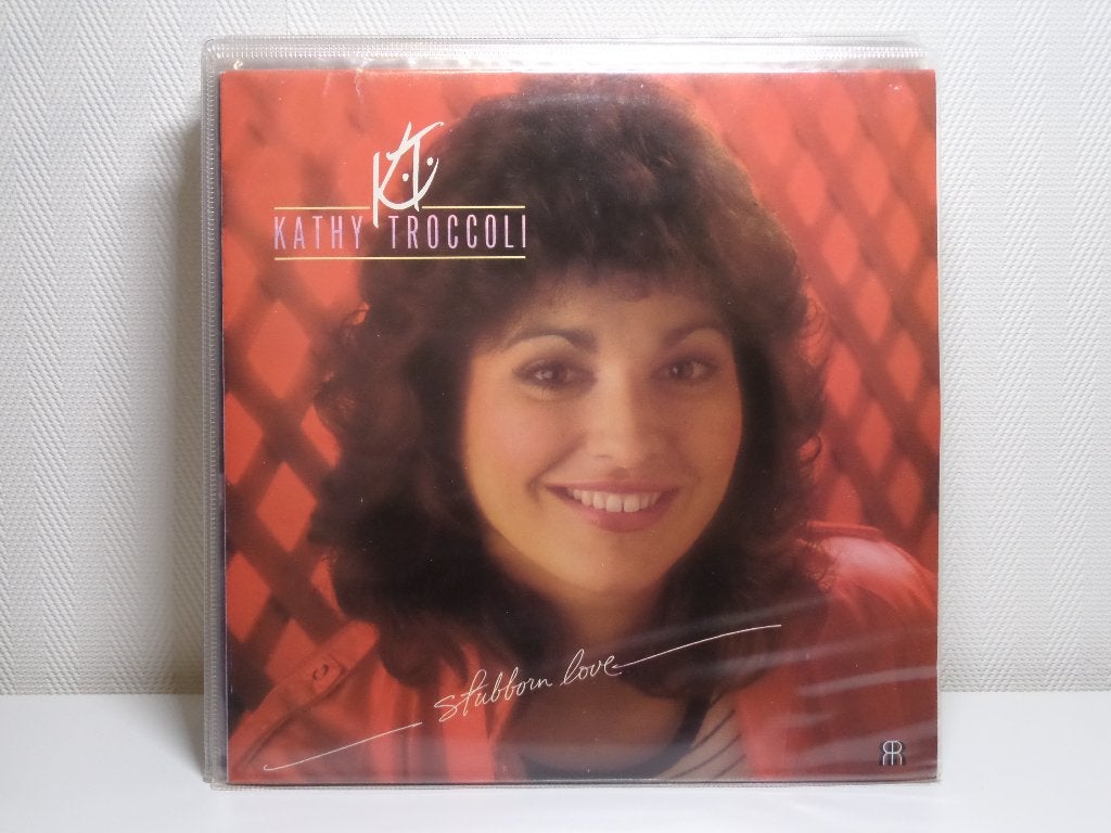 LP: Kathy Troccoli - stubborn love., Ophalen, LP, Inclusief binnenhoes, Zo goed als nieuw