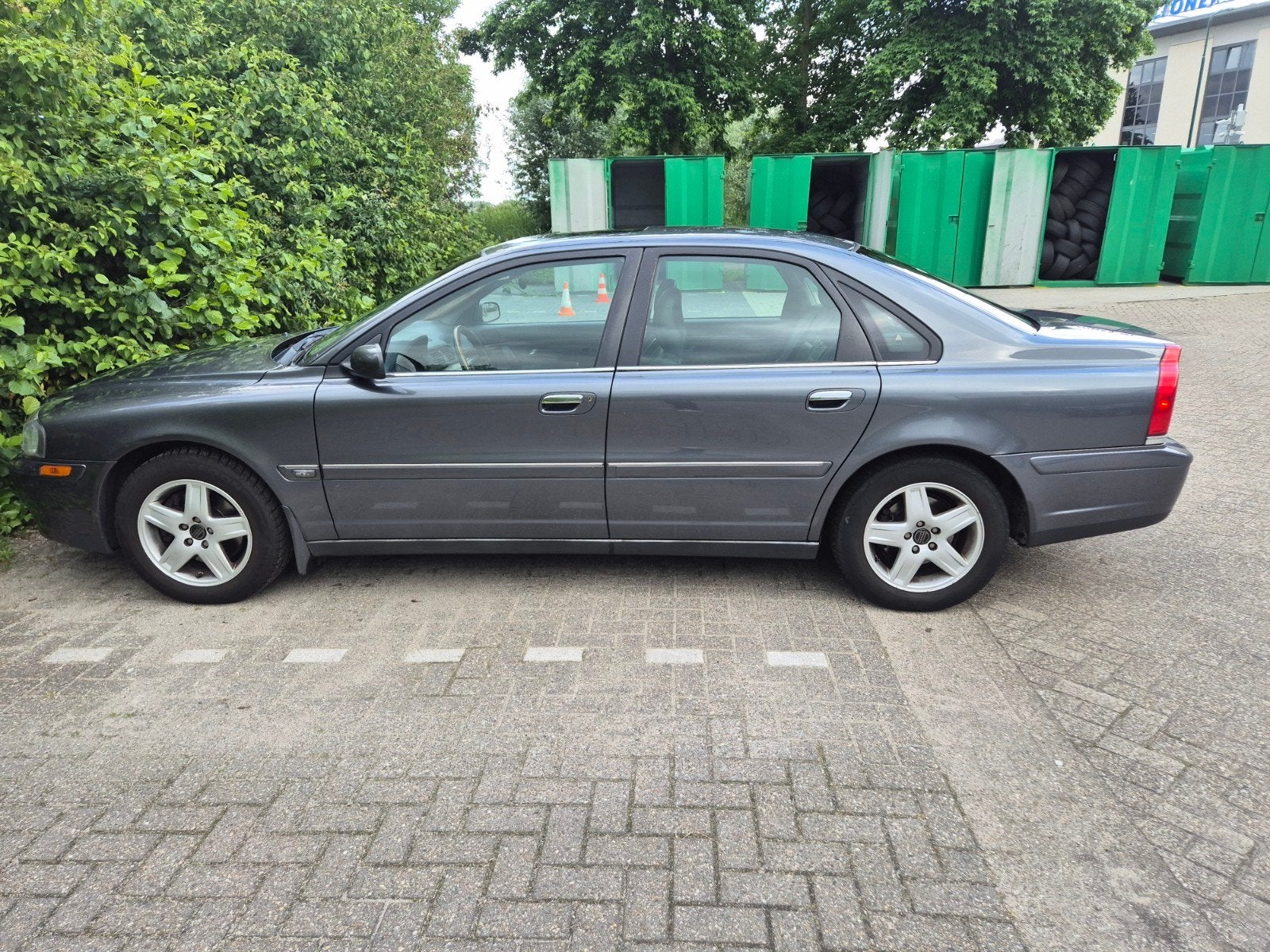 Volvo S80 2.5 T, 2003, LPG, uitstekend onderhouden,vol optie, Voorwielaandrijving, 1800 kg, Zwart, Stoelverwarming