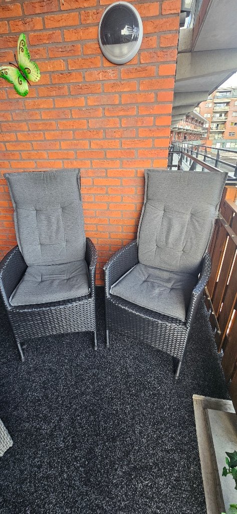 2 mooie tuinstoelen, Ophalen, Zo goed als nieuw, Rotan, Verstelbaar