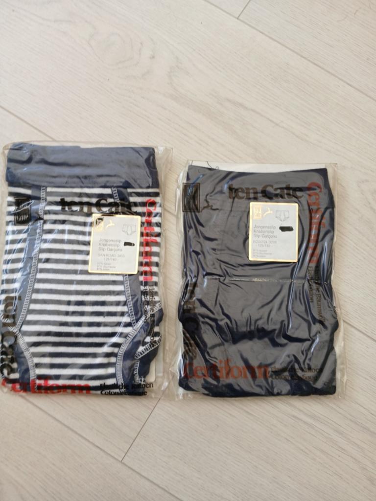 Ten Cate 2 nieuwe jongensslips maat 128/140, Ophalen of Verzenden, Nieuw, Ten Cate, Jongen