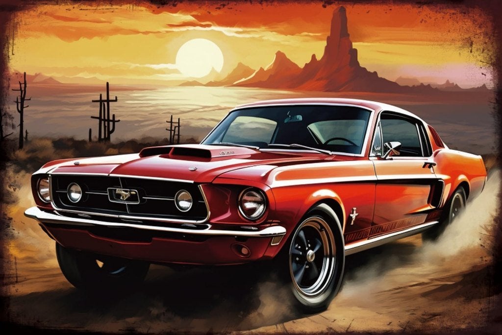 Wandbord, American Special car, metaal, deco, Ophalen of Verzenden, Nieuw, Metaal, Decoratieobject