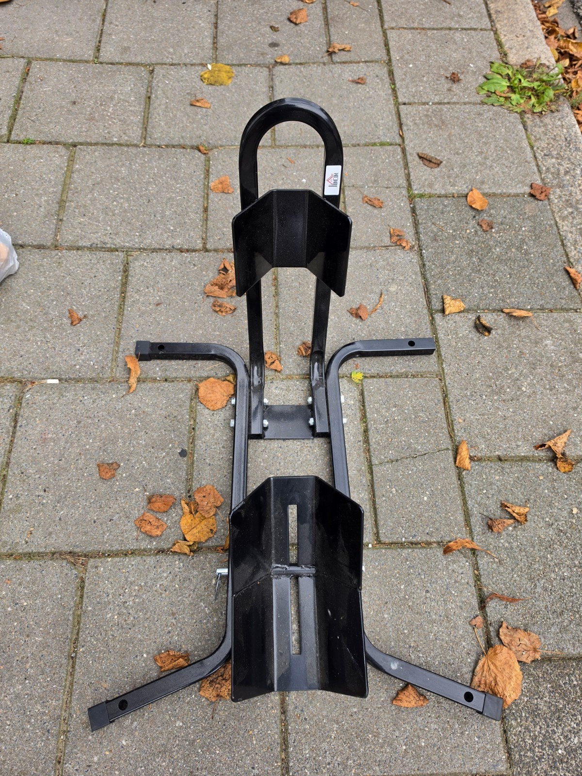 HOMCOM Motorsteun / Inrijklem 43/49/53 cm Zwart, Ophalen of Verzenden, Zo goed als nieuw