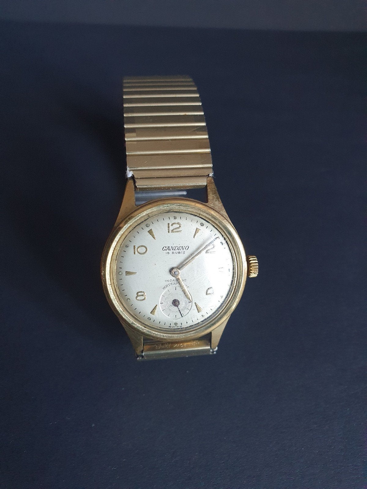 Candino swiss vintage horloge, Overige merken, Overige materialen, Gebruikt, Polshorloge