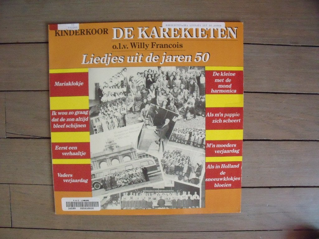 Kinderkoor de Karekieten - Liedjes uit de jaren 50, LP, Gebruikt, Ophalen of Verzenden, 12 inch