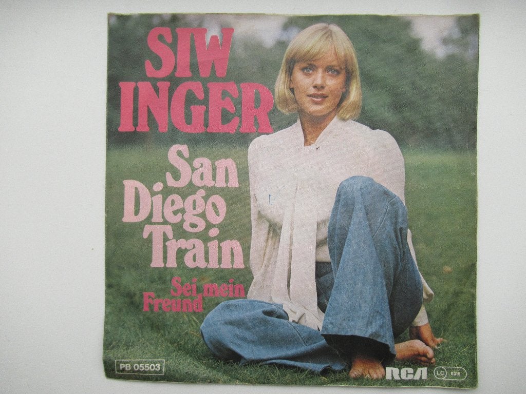 SIW INGER # San Diego Train /Sei mein Freund(eerste persing), 7 inch, Ophalen of Verzenden, Zo goed als nieuw, Levenslied of Smartlap