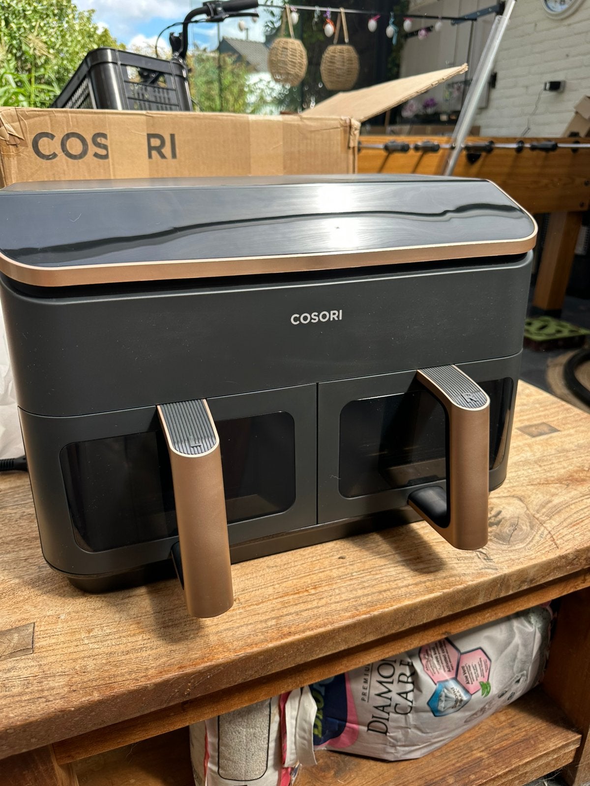 Cosori Dual Basket Airfryer XXL 8.5L 2 Manden Volledig Nieuw, Ophalen of Verzenden, Nieuw, Airfryer XXL, 1500 gram of meer