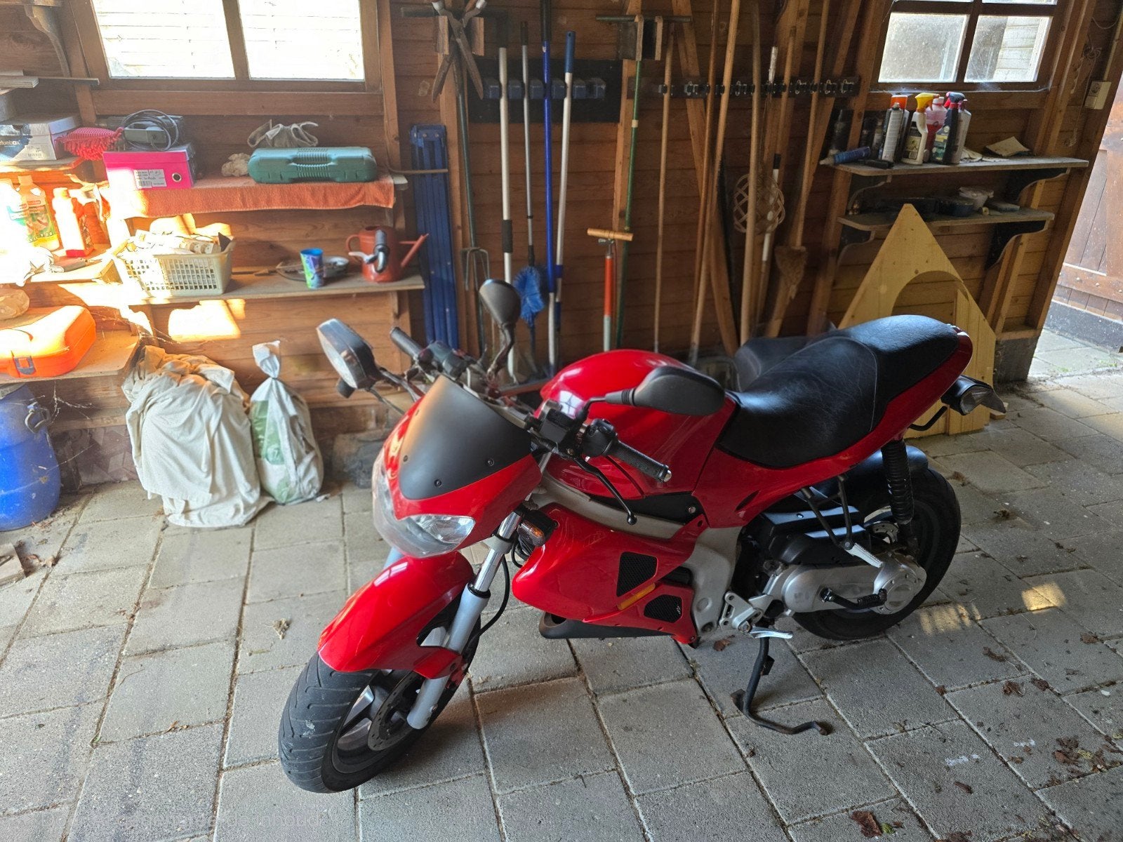 Gilera DNA voor onderdelen, Ophalen