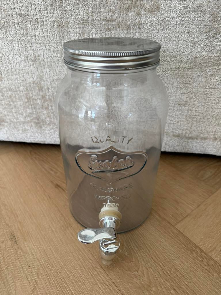 Water kan met tap, Ophalen of Verzenden, Zo goed als nieuw