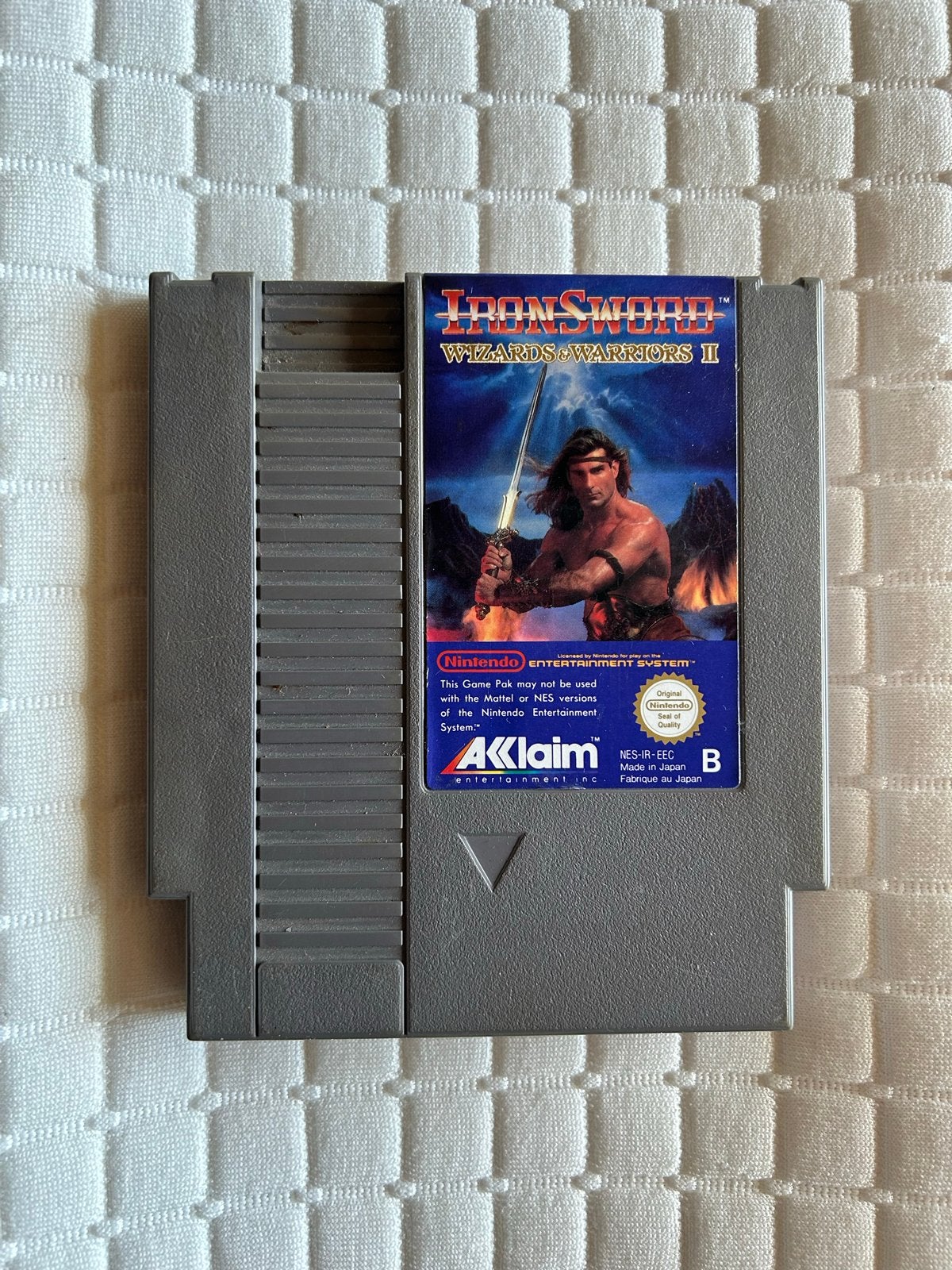 IronSword Wizards & Warriors II NES Game Cartridge, Spelcomputers en Games, Avontuur en Actie, Gebruikt, 1 speler, Ophalen of Verzenden