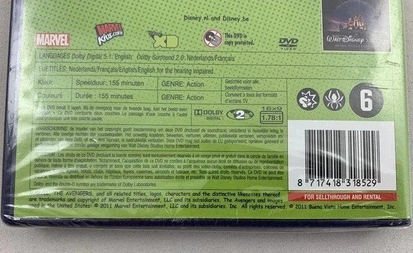 Marvel The Avengers Deel 1 Heroes Assemble DVD 2011, Coolsingel 104, 3011 AG Rotterdam, Netherlands, Verzenden, Marvel, Overige typen