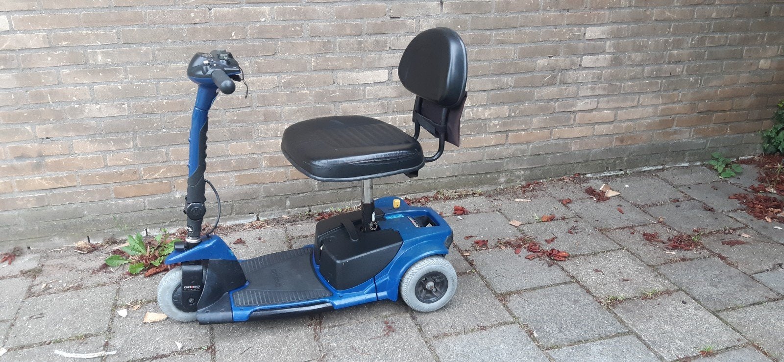 scootmobiel 3 wiel kleur blauw, Ophalen of Verzenden