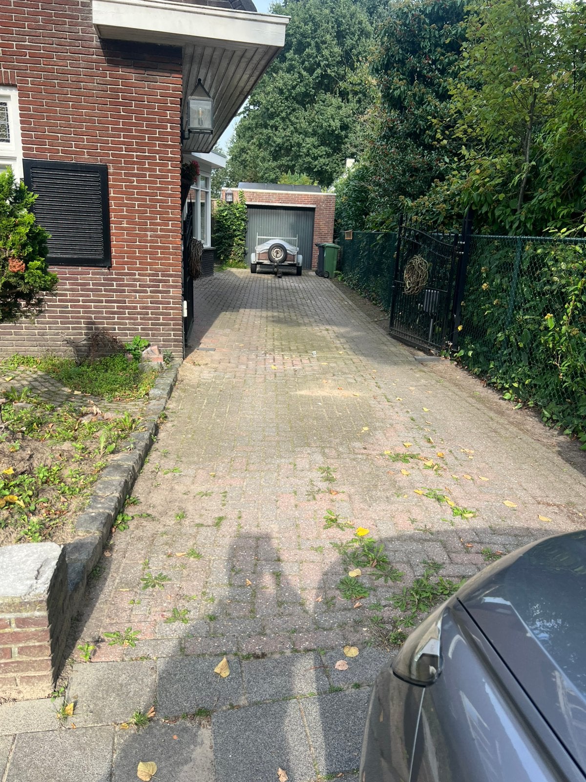 Gratis gebruikte betonnen klinkers voor oprit of terras, Ophalen, Gebruikt, Klinkers, 10 m² of meer