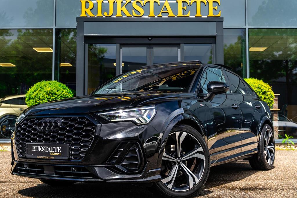Audi Q3 35 TDI S-LINE|PANO|B&O|360º|ACC|20''|SFEERVER., Gebruikt, 4 cilinders, Zwart, Leder