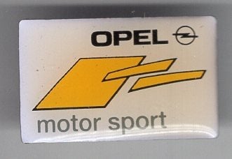 OPEL motor sport epoxy dome op zilverkl PIN ( BLAD4_476), Verzenden, Nieuw, Transport, Speldje of Pin