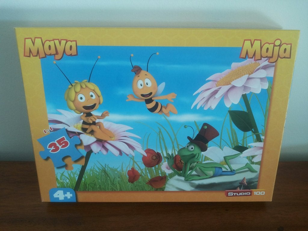 Studio 100 Maya de Bij puzzel, Ophalen of Verzenden, Meer dan 50 stukjes, Zo goed als nieuw, 6 jaar of ouder