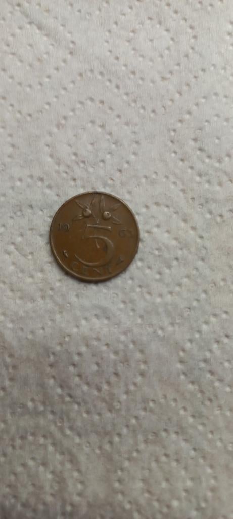 5 Cent 1963, Ophalen, Koningin Wilhelmina, 1 cent