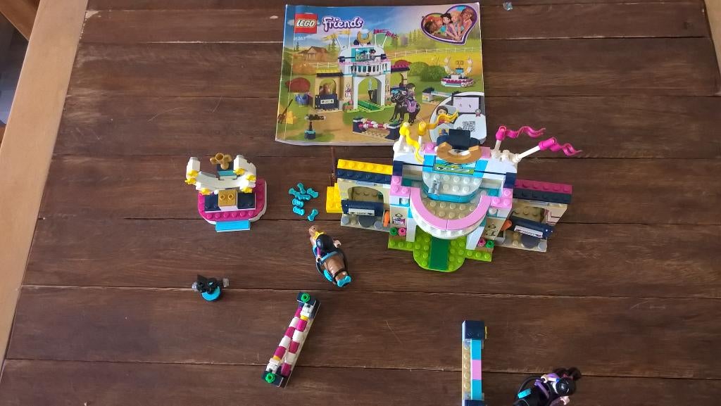 Lego Friends 41367 Stephanie's paardenconcours, Ophalen of Verzenden, Zo goed als nieuw, Complete set, Lego