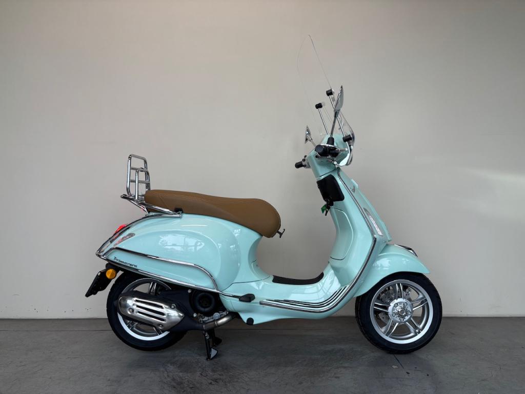 Vespa Primavera Verde Relax (mint groen) NIEUW 0 KM, Fietsen en Brommers, Scooters | Vespa, Niet ingevuld, Maximaal 45 km/u, Niet ingevuld