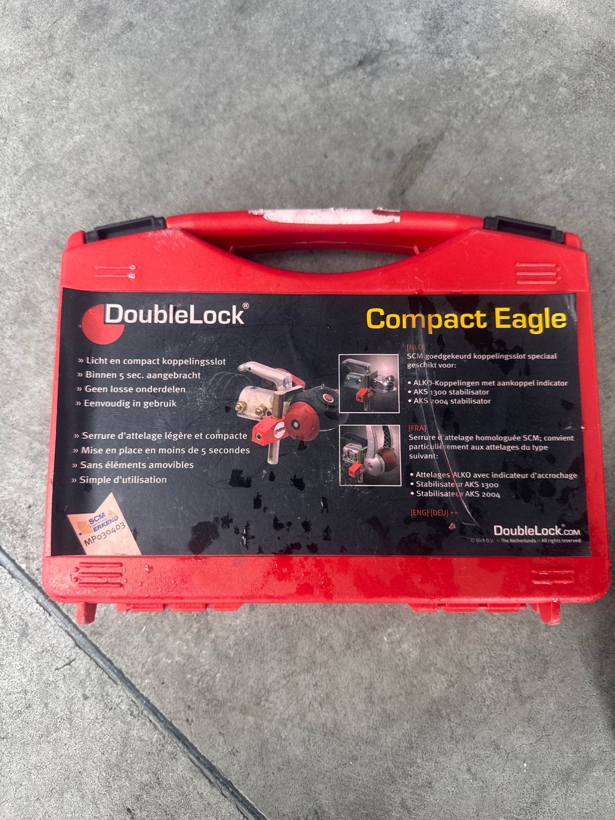 DoubleLock Compact Eagle koppeling slot, Ophalen of Verzenden, Zo goed als nieuw