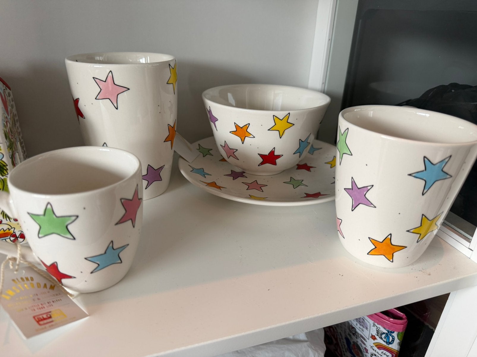 Blond Amsterdam sterren sterretjes servies, Ophalen of Verzenden, Nieuw, Aardewerk, Bord(en)
