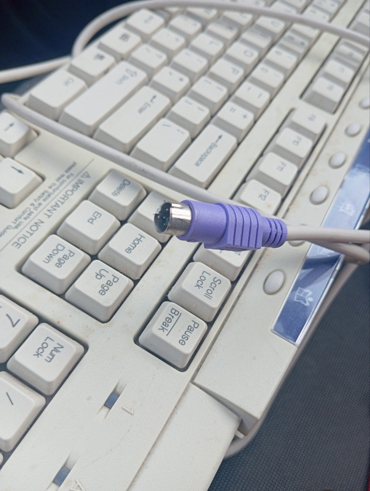Retro Compaq Multimedia Toetsenbord (PS/2), Gebruikt, Multimediatoetsen, Compaq, Ophalen of Verzenden