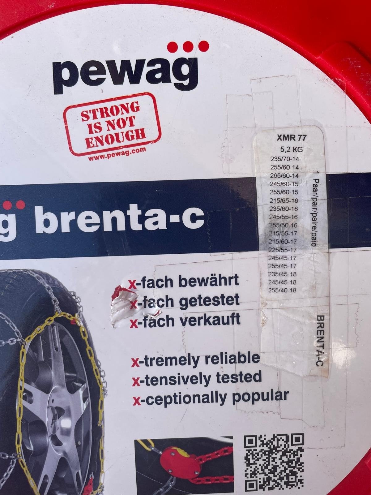 Pewag Brenta-C Sneeuwkettingen XMR 77, Ophalen of Verzenden, Zo goed als nieuw