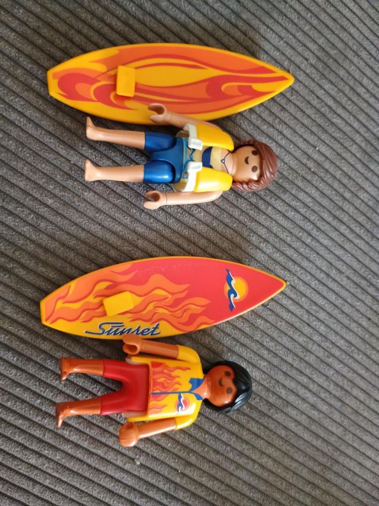 Playmobil surf poppetjes, Ophalen of Verzenden, Zo goed als nieuw, Sport