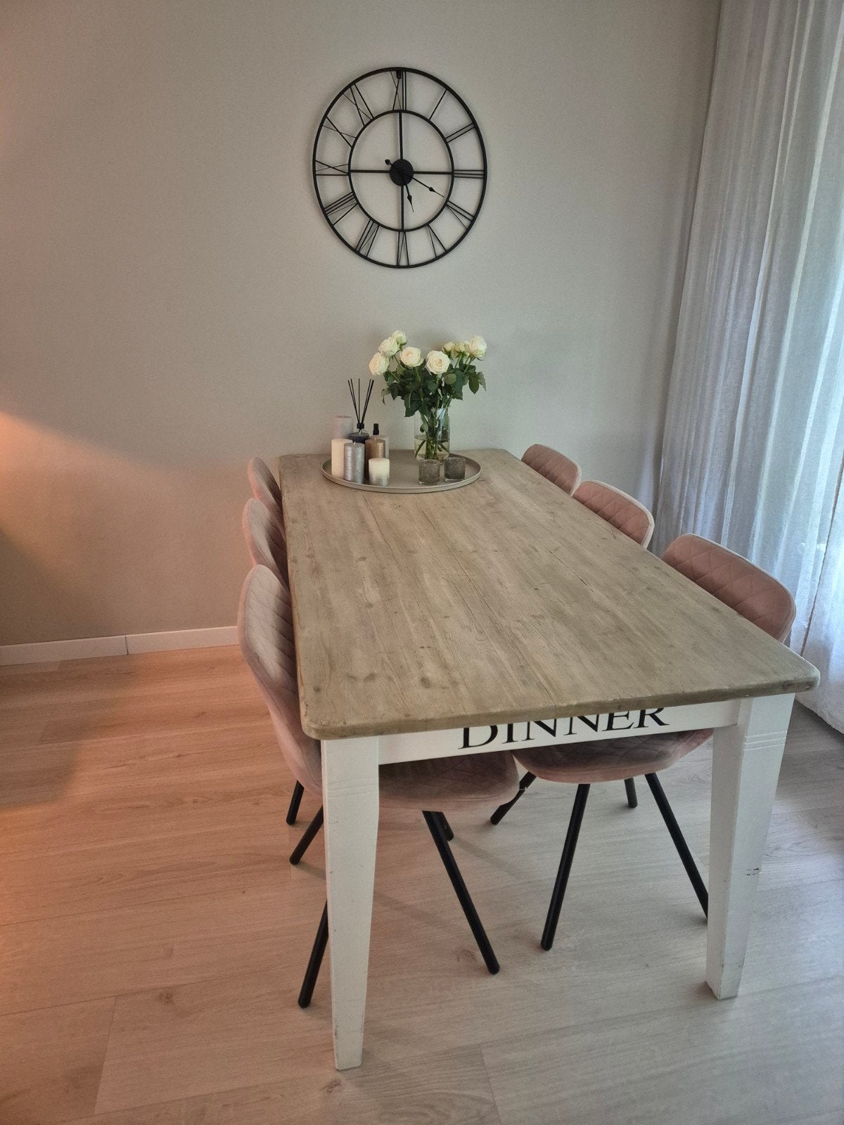 eettafel, Ophalen, Gebruikt, 50 tot 100 cm, 150 tot 200 cm