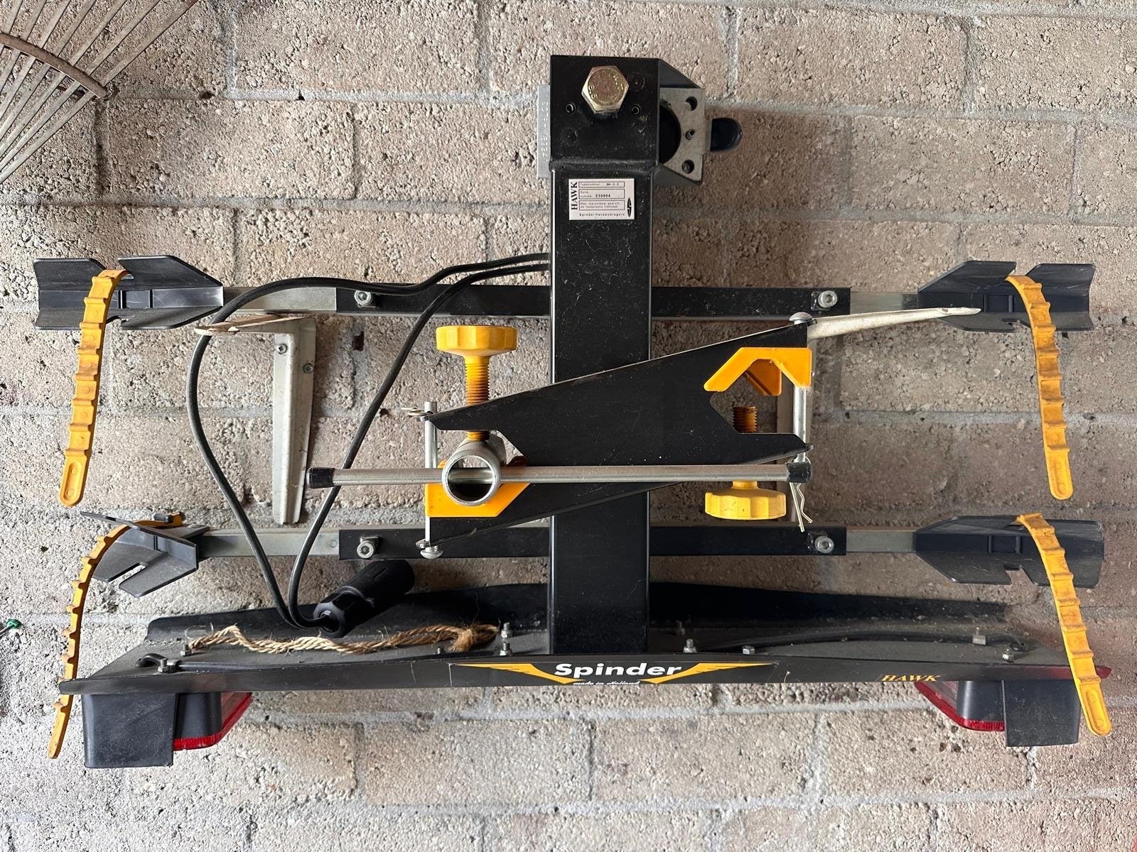 Spinder Hawk RH-2-C Trekhaak Fietsendrager, Ophalen, 2 fietsen, Gebruikt, Trekhaakdrager