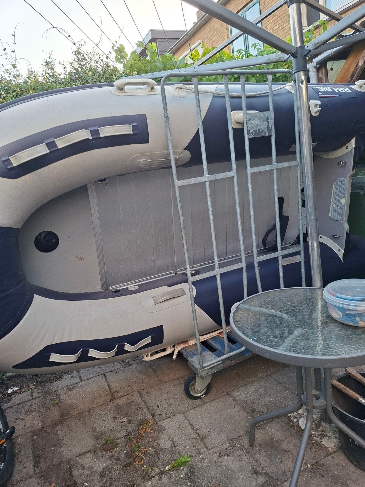 BB-Line 320  aluminium bodem, Watersport en Boten, Ophalen, Zo goed als nieuw, Pomp, Aluminium