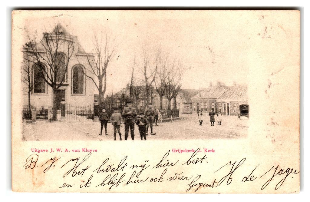 Grijpskerk, Kerk, Verzenden, Voor 1920, Gelopen, Groningen