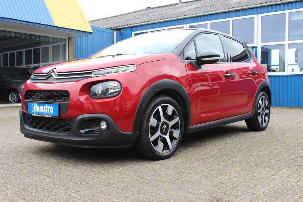 Citroën C3 1.2i "Shine" Key-less - Clima - Cruise ! 82 Pk, Auto's, Stof, Gebruikt, Zwart, 1199 cc
