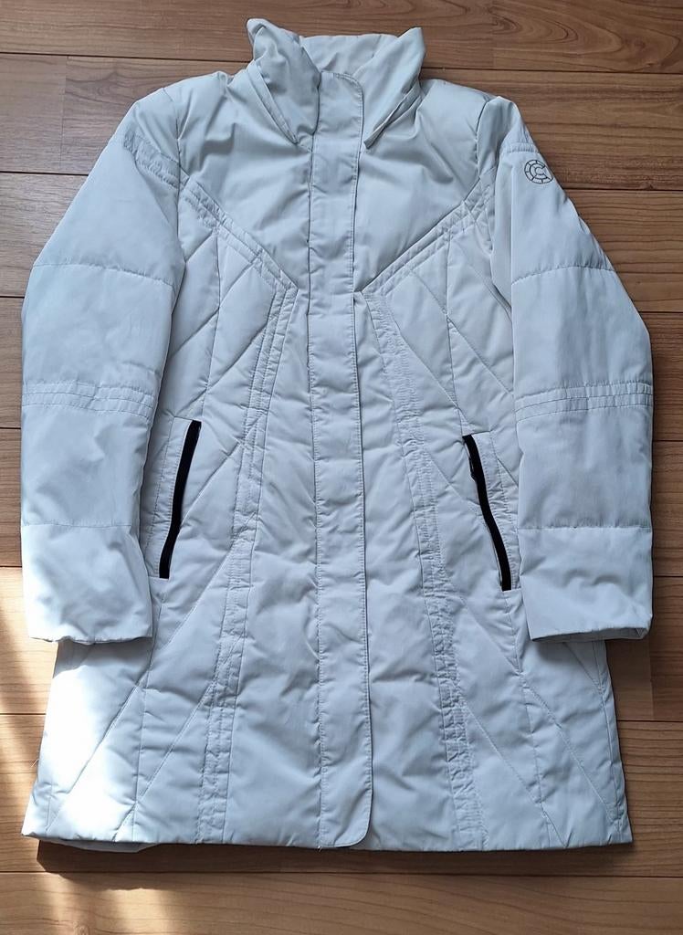 Creenstone Najaar Winterjas Maat 40 (M), Kleding | Dames, Jassen | Winter, Zo goed als nieuw, Maat 38/40 (M), Wit, Ophalen of Verzenden